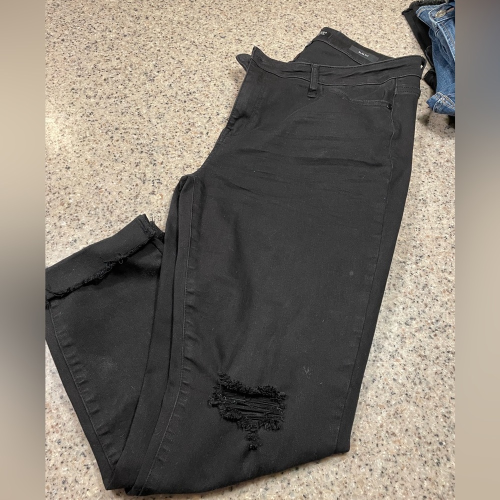 Judy Blue Black slim fit jeans sz 15